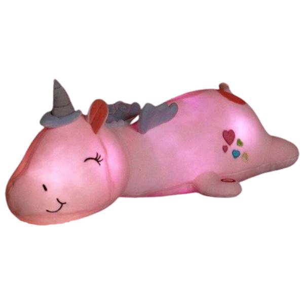 Leuchtend rosa Einhorn Plüsch